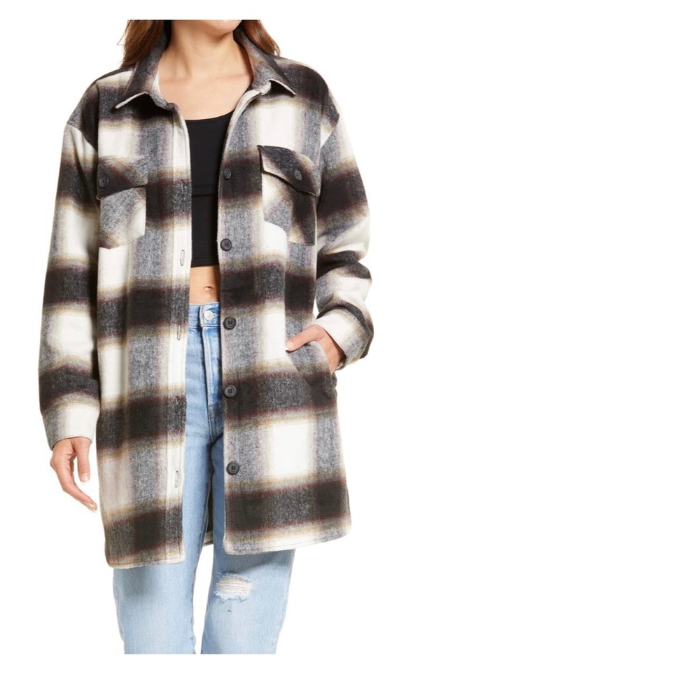 Nordstrom Thread and supply plaid shacket